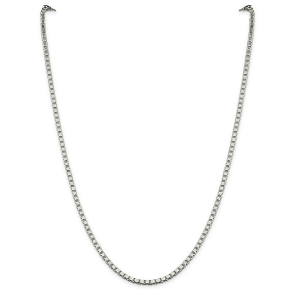 Goldia Sterling Silver 4.75mm Half Round Belcher Chain Necklace Goldia Sterling Silver 4.75mm Half Round Belcher Chain Necklace